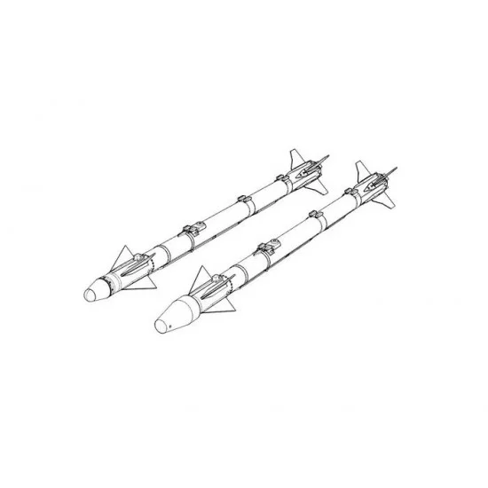 Brengun BRL32039 1/32 AIM-9X Sidewinder AA Missiles (2pcs)