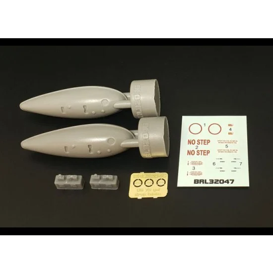 Brengun BRL32046 1/32 US 75 gal Drop Tank (2pcs) - Model Planes
