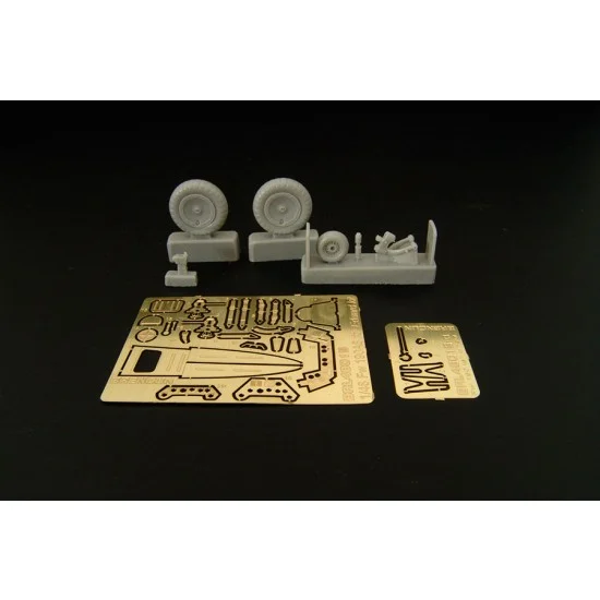 Brengun BRL48015 1/48 Focke-Wulf Fw 190 A8 Detail Set PE, Resin Access. for Eduard kit