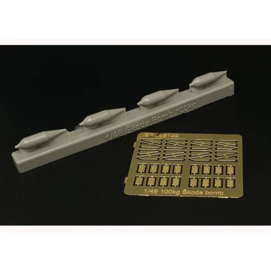 Brengun BRL48149 1/48 Skoda 100kg Bomb during Interwar Period - Model Planes
