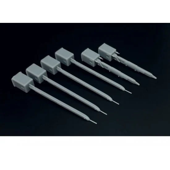 Brengun BRL48175 1/48 Modern US Rail Launchers LAU-115 + 2x LAU-127 Adapters (2 sets)
