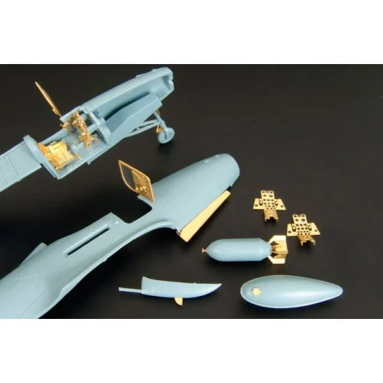 Brengun BRL72050 1/72 P-39Q-L-N P-400 Aircobra PE parts for RS models kit