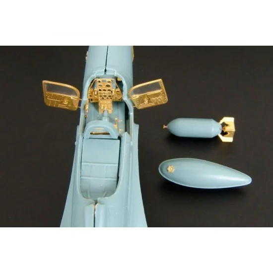 Brengun BRL72051 1/72 P-39D - Aircobra Mk I PE parts for RS models kit
