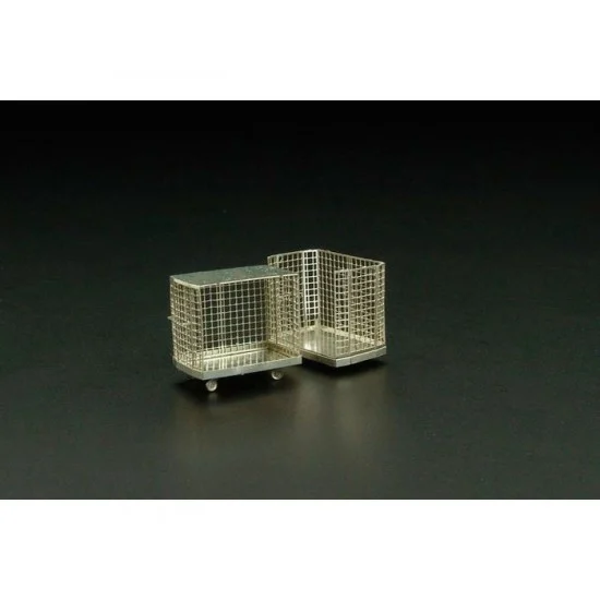 Brengun BRL72085 1/72 Baggage Carts - Scenics & Diorama