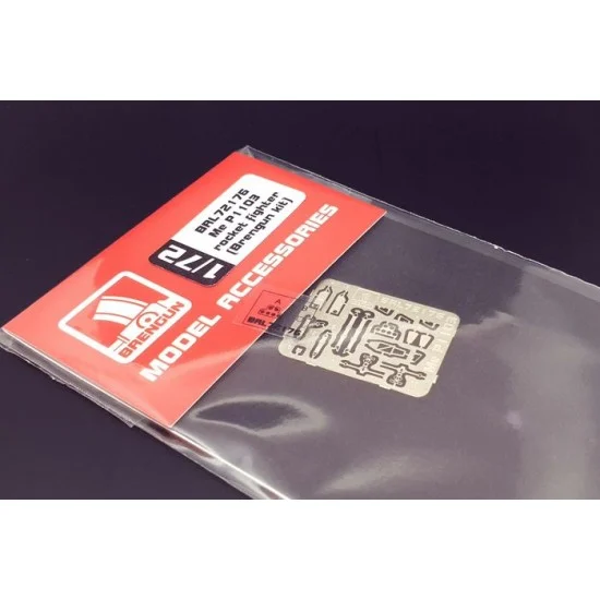 Brengun BRL72176 1/72 Me P1103 Rocket Fighter PE accessories for Brengun kit - Model Planes