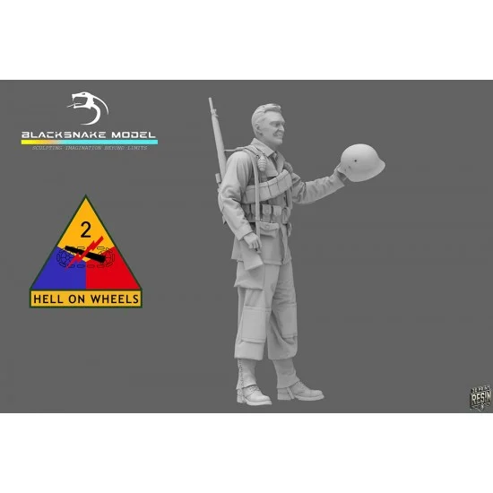 BlackSnake 2ND-08 1/35 US 2nd Armoured Infantry Sniper