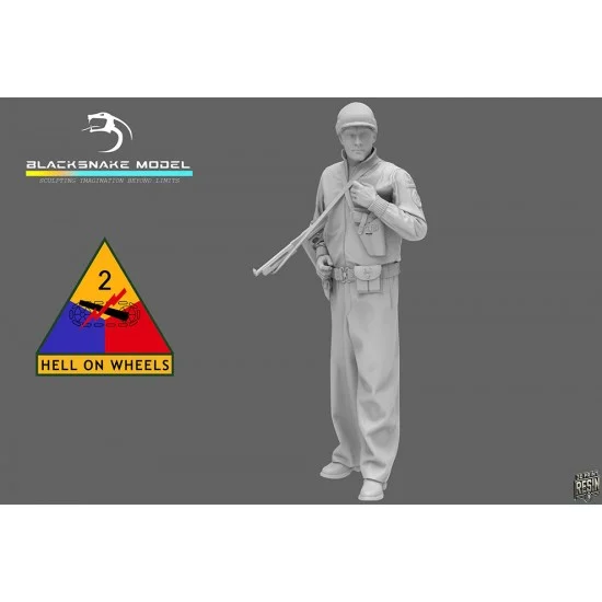 BlackSnake CREW-05 1/35 US Tank Crew 05, 2nd Armoured Division