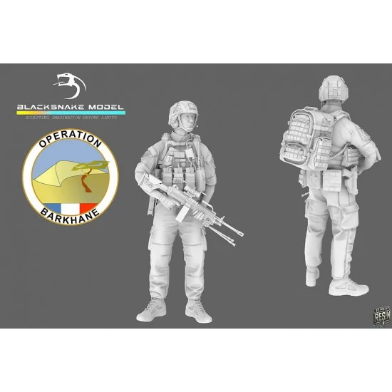 BlackSnake FR-02 1/35 French Army Operation Barkhane Soldier #2 (1 figure)