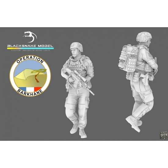 BlackSnake FR-04 1/35 French Army Operation Barkhane Soldier #4 (1 figure)