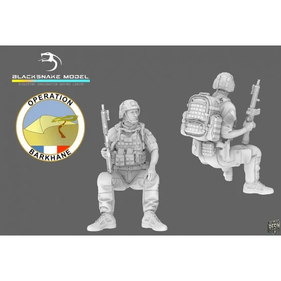 BlackSnake FR-07 1/35 French Army Operation Barkhane Soldier #7 (1 figure)