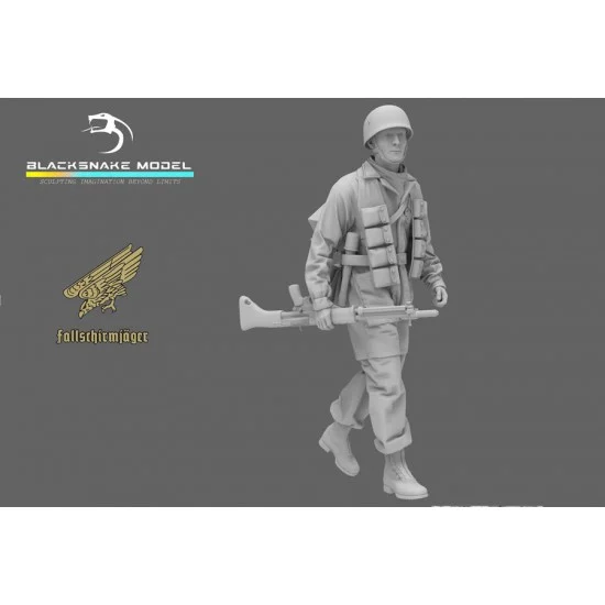 BlackSnake FSJ-07 1/35 WWII German Paratrooper Rifleman with FG42