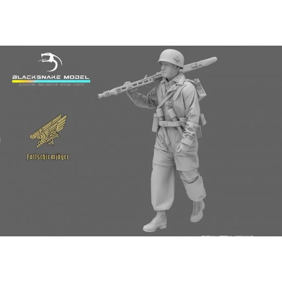BlackSnake FSJ-12 1/35 WWII German Paratrooper with MG42