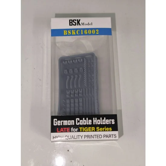BSK Model BSKC16002 1/16 German Workable Cable Holders Late - Military Vehicles & Tanks