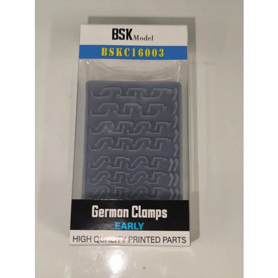 BSK Model BSKC16003 1/16 German Workable Early Clamp Set - Military Vehicles & Tanks