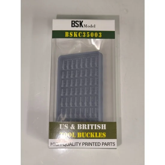 BSK Model BSKC35003 1/35 US/British Tool Buckles - Military Vehicles & Tanks
