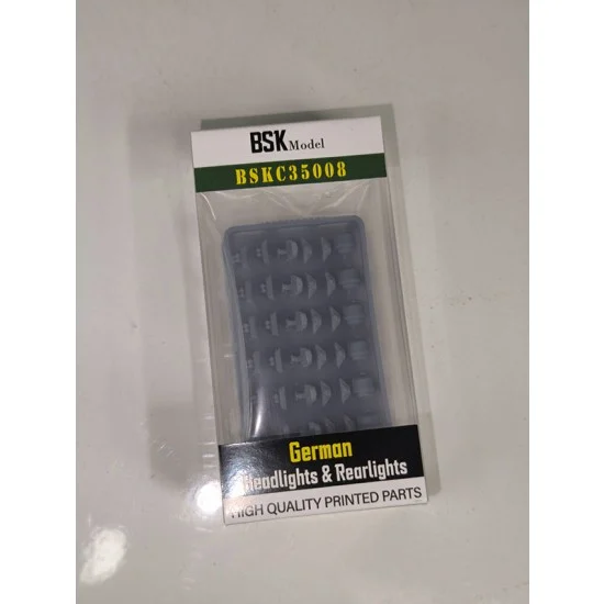 BSK Model BSKC35008 1/35 German Head Light and Rear Light Set - Military Vehicles & Tanks