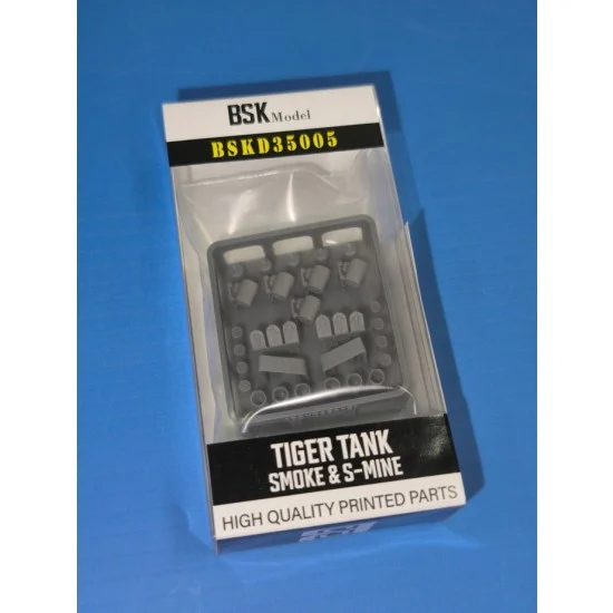 BSK Model BSKD35005 1/35 Tiger Smoke and S-Mine Launchers