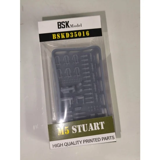 BSK Model BSKD35016 1/35 M5 Stuart Detail Set - Military Vehicles & Tanks