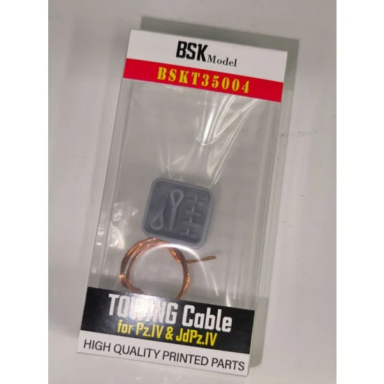 BSK Model BSKT35004 1/35 Panzer IV Towing Cable Set - Military Vehicles & Tanks