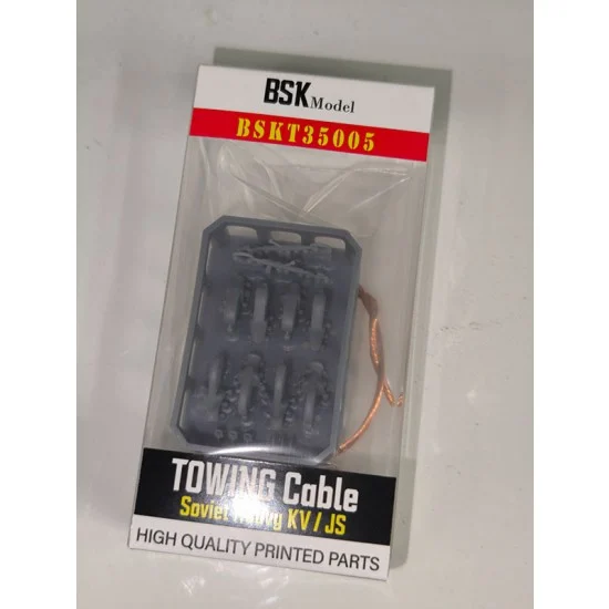 BSK Model BSKT35005 1/35 KV Series, JS Series Towing Cable Set - Military Vehicles & Tanks