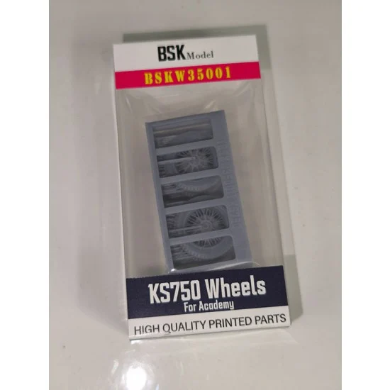 BSK Model BSKW35001 1/35 KS750 Wheels for Academy - Military Vehicles & Tanks
