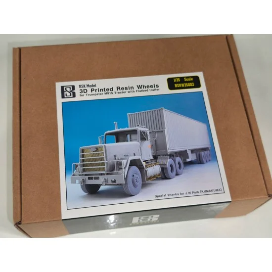 BSK Model BSKW35003 1/35 US M915 Truck Wheel Set - Military Vehicles & Tanks