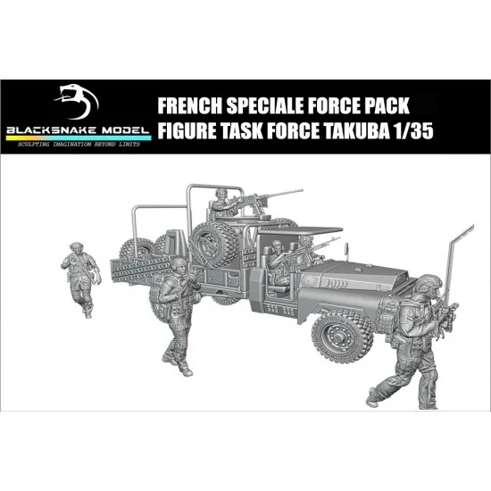 BlackSnake Pack-02 1/35 French Special Force Soldiers Pack, Figure Task Force Takuba
