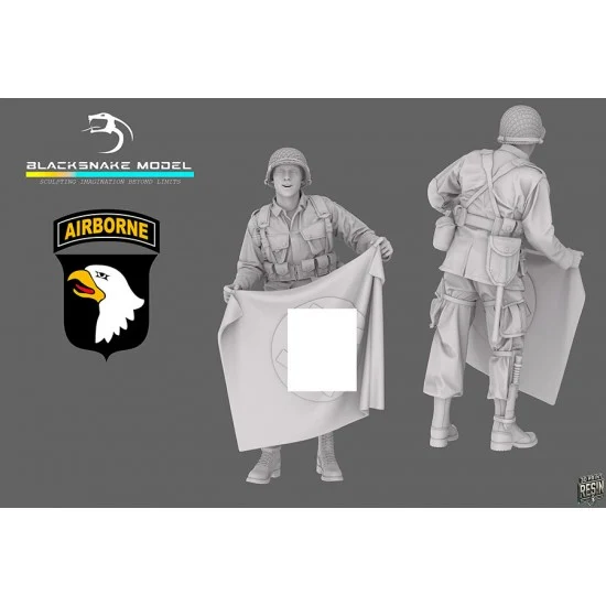 BlackSnake ST-15 1/35 101st Airborne Soldier Pose Picture 2/3 #15 (1 figure)