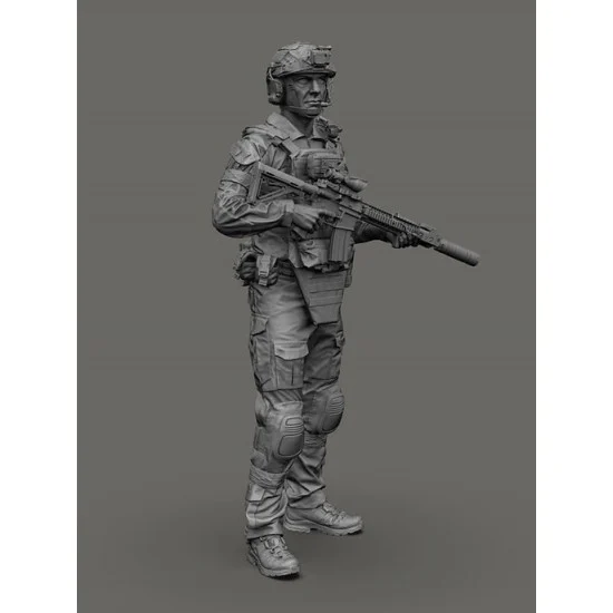 BlackSnake UKR09-01 1/9 Azov Ukrainian Soldier #1 (1 figure)
