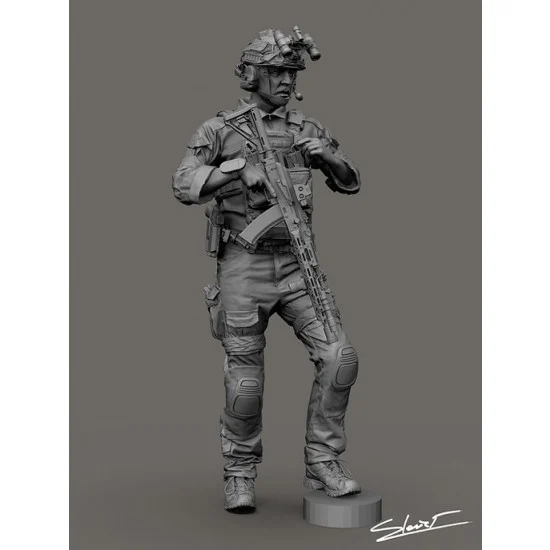 BlackSnake UKR09-03 1/9 Azov Ukrainian Soldier #3 (1 figure)
