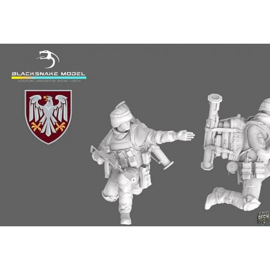 BlackSnake UKRAINE-01 1/35 Ukrainian Soldier Team Leader, 82nd Air Assault Brigade
