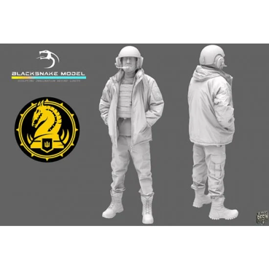 BlackSnake UKS-07 1/35 Ukrainian Bradley Crewman, 47th Mechanized Brigade