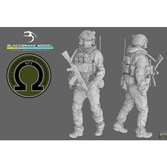 BlackSnake UKR_12_35 1/35 Ukrainian Omega Special Forces Operator (1 figure) - Model Figures