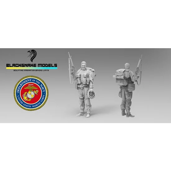 BlackSnake USMC-08 1/35 US Marines 08 Operation in Iraqi (1 figure)
