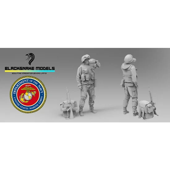 BlackSnake USMC-09 1/35 US Marines 09 Operation in Iraqi (1 figure)