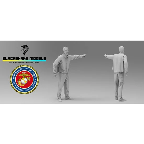 BlackSnake USMC-15 1/35 USMC Iraqi Civilian during Operation (1 figure)