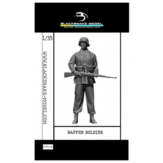 BlackSnake Waffen-02 1/35 German Waffen Soldier #2 (1 figure)