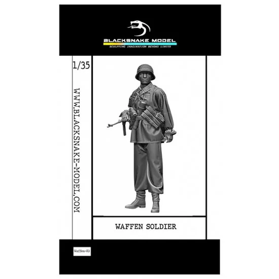 BlackSnake Waffen-03 1/35 German Waffen Soldier #3 (1 figure)