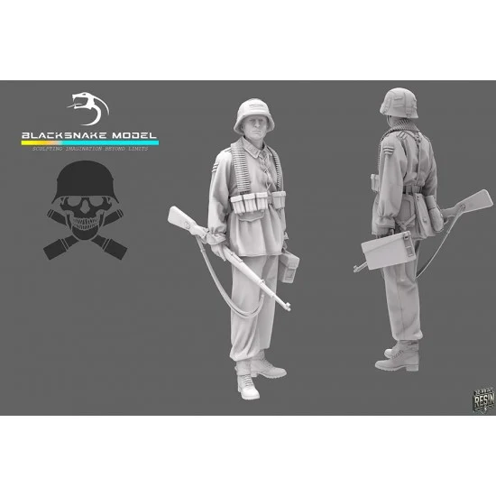 BlackSnake Waffen-11 1/35 German Waffen Soldier #11 (1 figure)