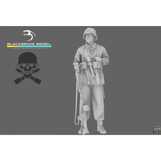 BlackSnake Waffen-14 1/35 German Waffen Soldier #14 (1 figure)