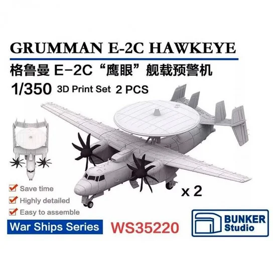 BUNKER Studio WS35220 1/350 GRUMMAN E-2C HAWKEYE