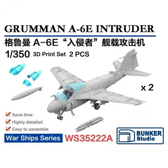 BUNKER Studio WS35222A 1/350 GRUMMAN A-6E INTRODUCER