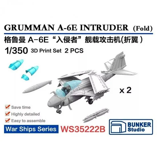 BUNKER Studio WS35222B 1/350 GRUMMAN A-6E INTRODUCER (Folded)