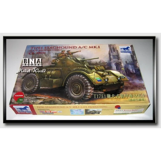 Bronco CB35011 1/35 British T17E1 Staghound Mk. I [Late] #35011 - Military Vehicles & Tanks