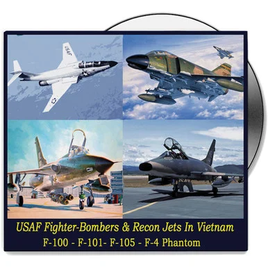 USAF Fighter-Bombers and Recon Jet in Vietnam - DVD Campbell Films (CFDVD0083)