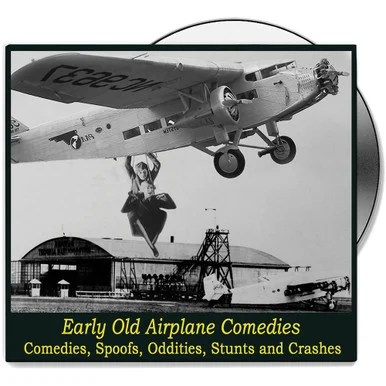 Early Old Airplane Comedies DVD CAMPBELL FILMS (CFDVD0250)