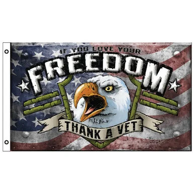 Thank A Vet Flag SFLTHV - Capsmith Inc