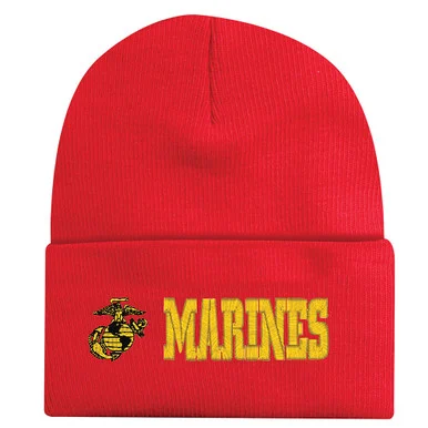 Marines Red Cuffed Beanie SEMBCMA-US