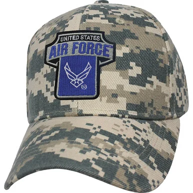Camouflage Air Force Cap Capsmith (SMBAFDC) - Capsmith Inc