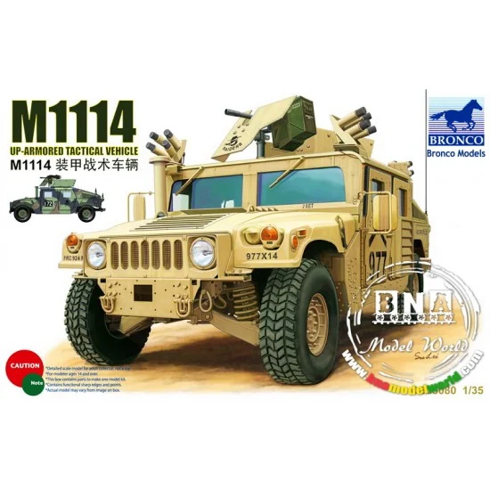 Bronco CB35080 1/35 M1114 Up-Armoured Tactical Vehicle (September)
